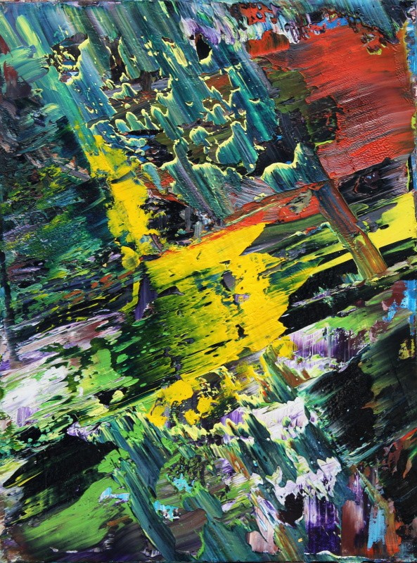 147. Abstraktný obraz č.147-358-1, 2017,olej,papier,40x31cm.jpg